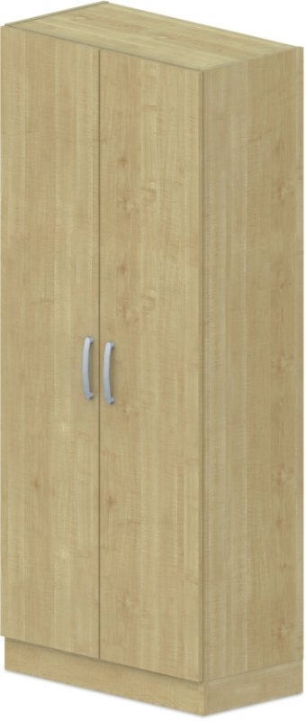 Skriňa policová, dvierka 80x42x187, 5cm - Sivá