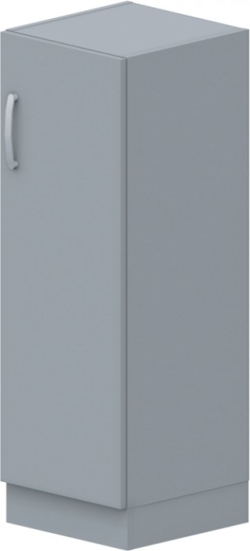 Skriňa policová, dvierka 40x42x117, 5cm - Sivá