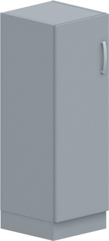 Skriňa policová, dvierka 40x42x117, 5cm - Sivá