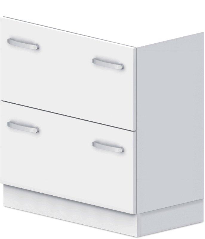 Skříň policová, registratury 80x42x82,5cm - Šedá