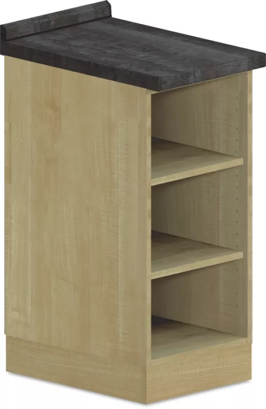 Spodná skrinka otvorená 20x60x90cm - Biela