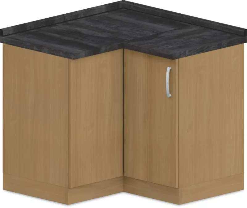 Spodná skrinka rohová 100x100x90cm - Wenge