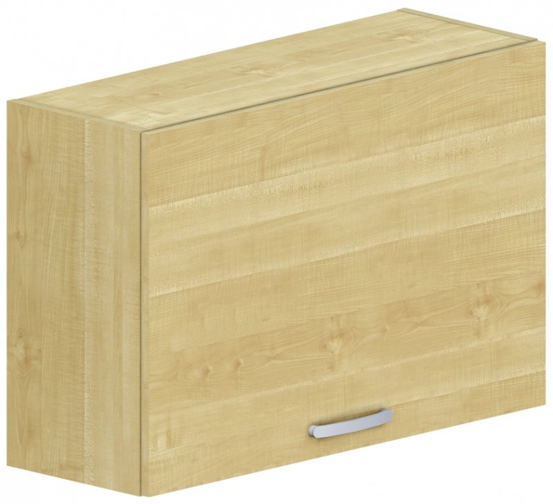 Horná skrinka s výklopnými dverami 90x32x60cm - Sivá