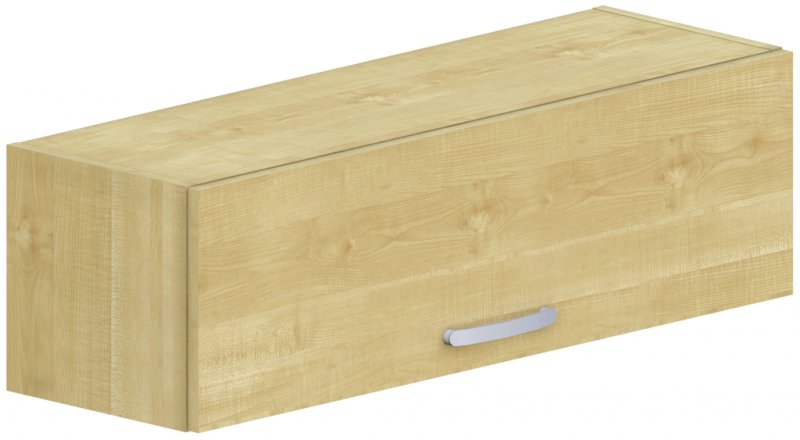 Horná skrinka s výklopnými dverami 100x32x30cm - Sivá