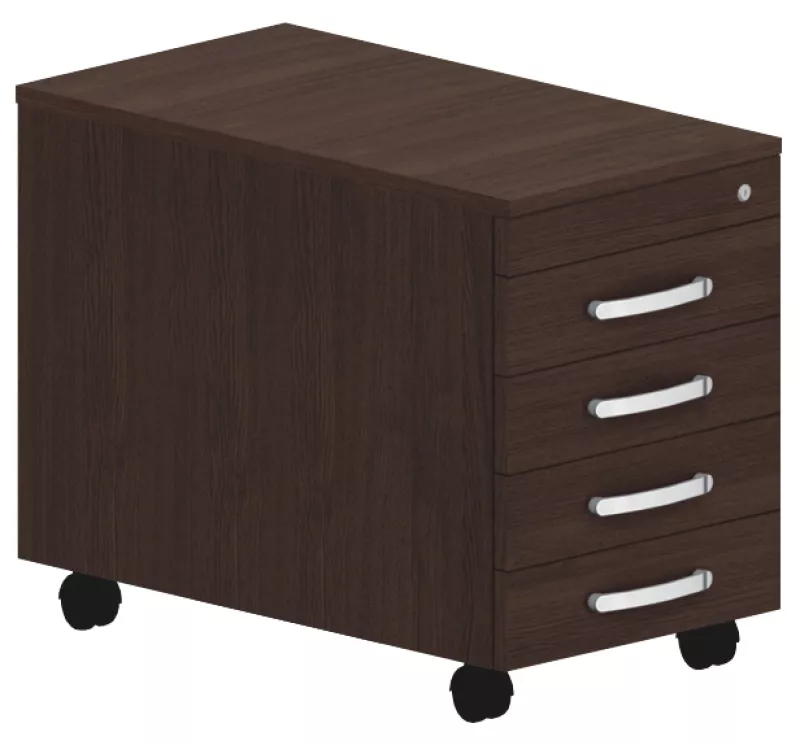 Mobilný kontajner 43x80x59, 5cm - Wenge