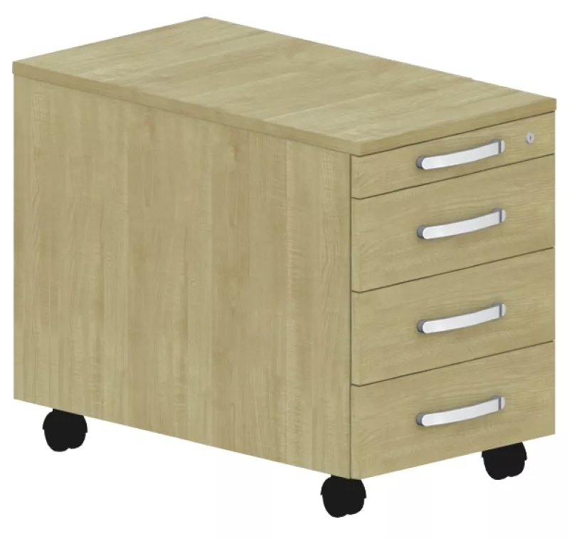 Mobilný kontajner 43x80x59, 5cm - Wenge