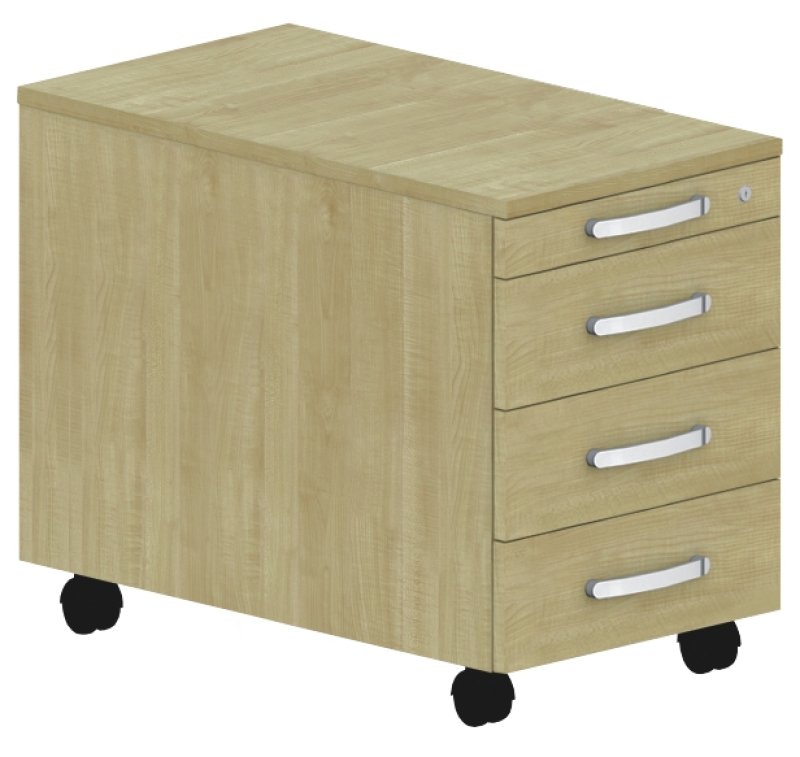 Mobilný kontajner 43x80x59, 5cm - Šedá