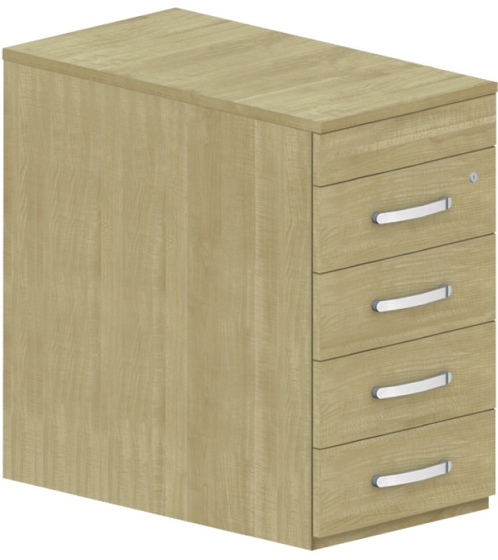 Stolový kontajner 43x80x75cm - Sivá