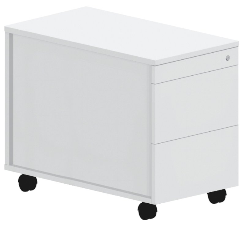 Mobilný kontajner bezúchytkový 43x80x59, 5cm - Šedá