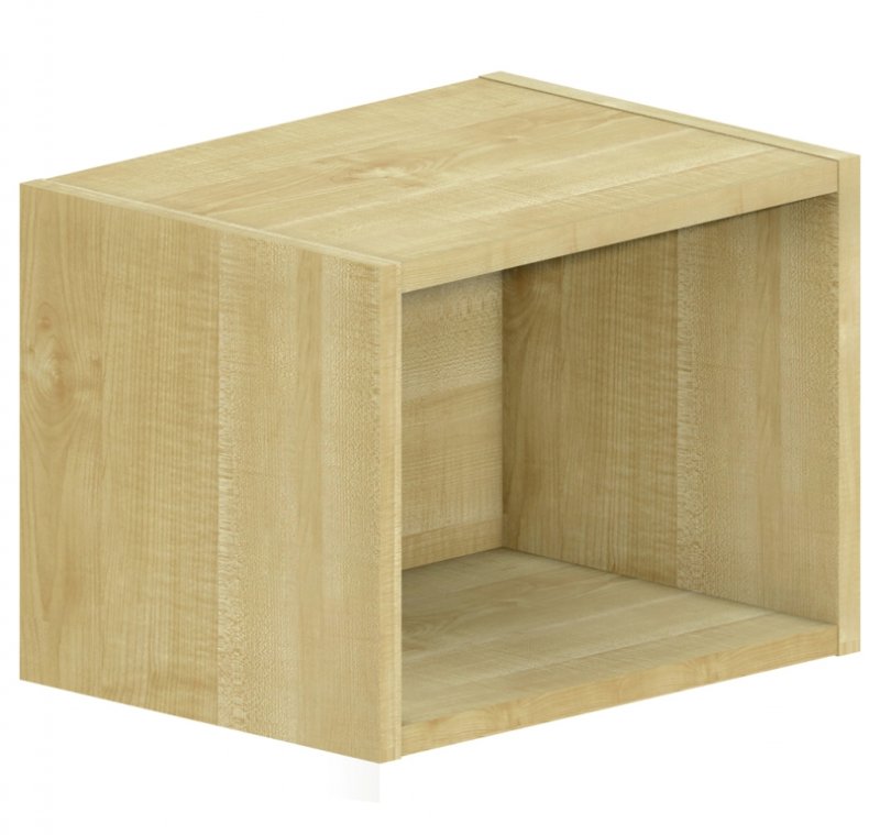 Horná skrinka otvorená 40x30x30cm - Sivá