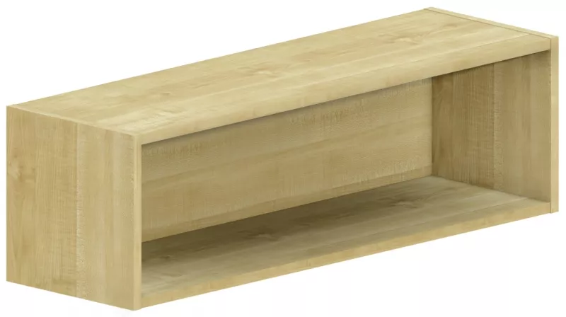 Horná skrinka otvorená 100x30x30cm - Sivá