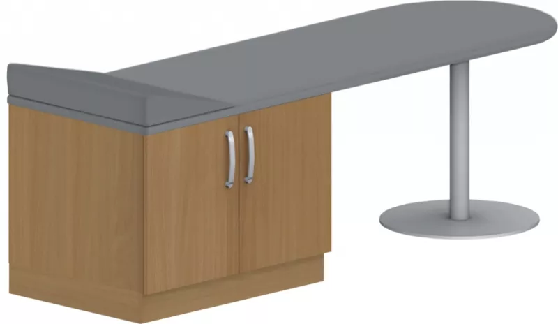 Vyšetrovacie lehátko 195x60x60cm - Wenge