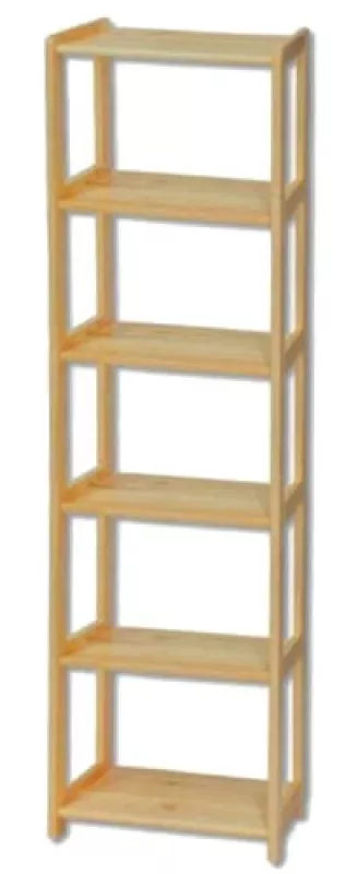 Regál z masivní borovice RG121 š. 50xv.200xhl.30cm - Borovice - POSLEDNÍ KUS