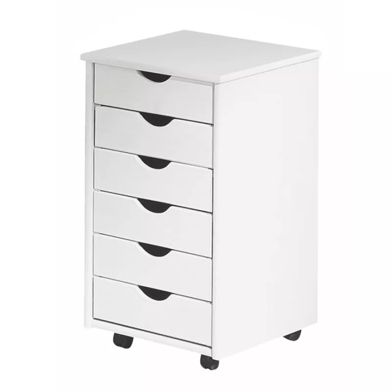 Pojízdný kontejner Simon 37x41x63cm - Bílá