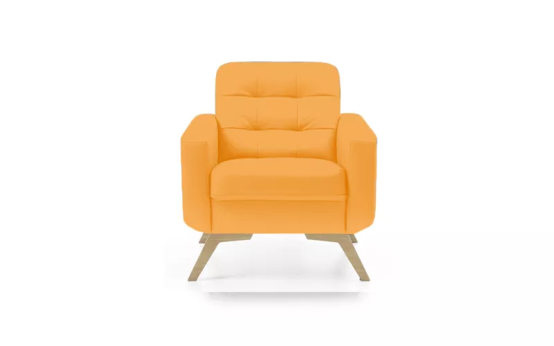 Kreslo FIORD 81x78x81 - Žltá