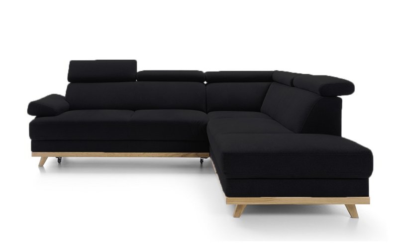 MEMO rohová sedacia súprava, orientácia pravá strana 255x206x82 - Antracit