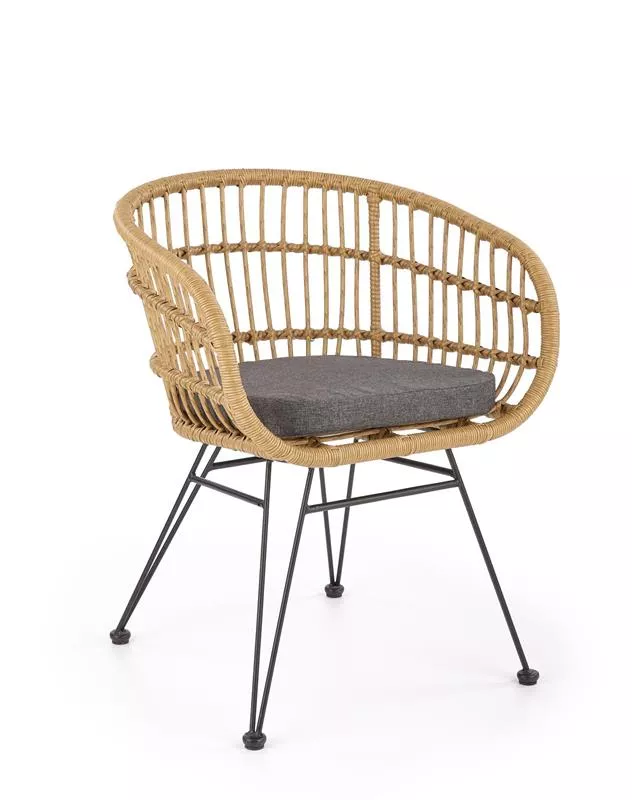 Zahradní křeslo 63x58x81cm - Přírodní