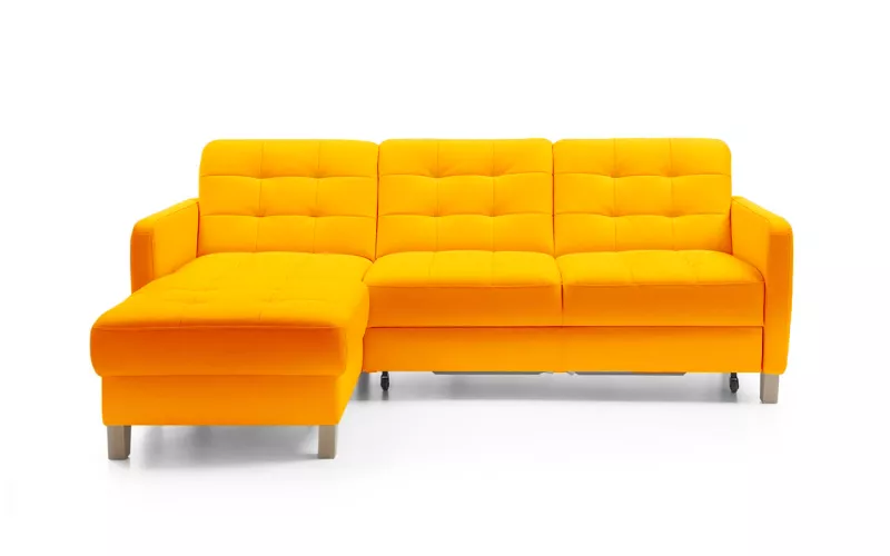 ELIO rohová sedacia súprava, orientácia ľavá strana 230x173x94 - Žltá