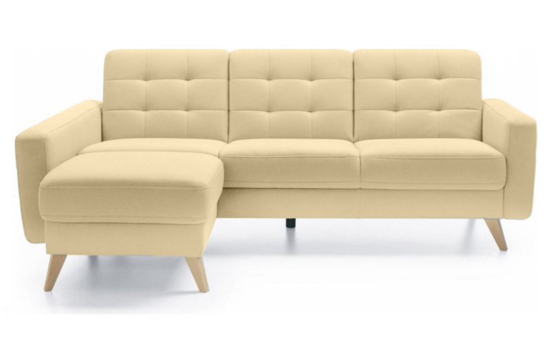 NAPPA rohová sedací souprava 222x156x87 - Žlutá