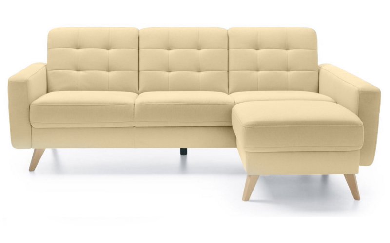 NAPPA rohová sedací souprava 222x156x87 - Šedá