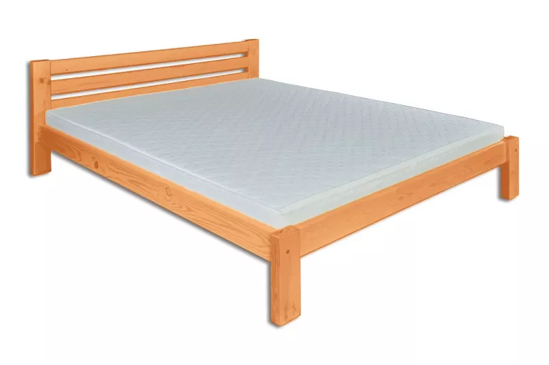 Postel z masivní borovice, dvoulůžko 180x200cm - Olše