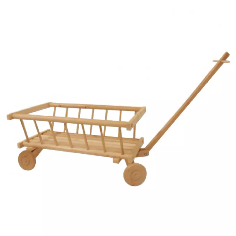 Drevený vozík z masívneho buka