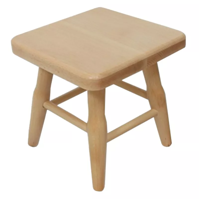 Dřevěný taburet  v.31cm - Buk