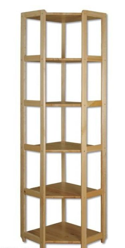 Regál 52x52x200cm - Sivá