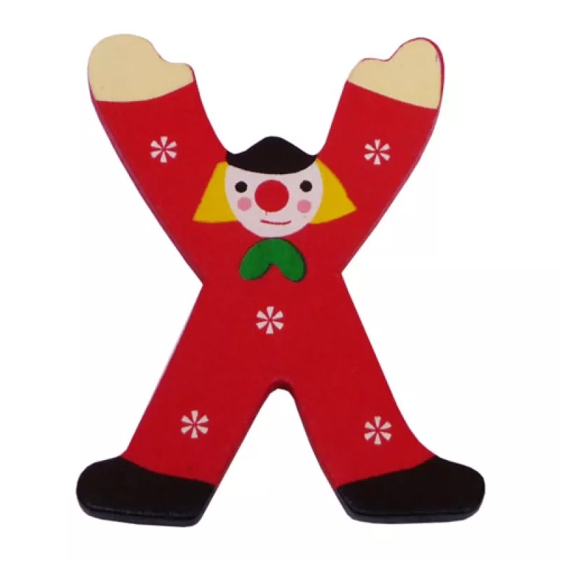 Dřevěné písmenko X (7,2 cm)