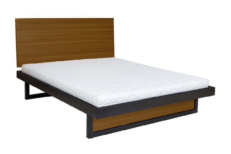 Posteľ z masívneho prírodného dubu, jednolôžko 140x200cm - Dub bielený