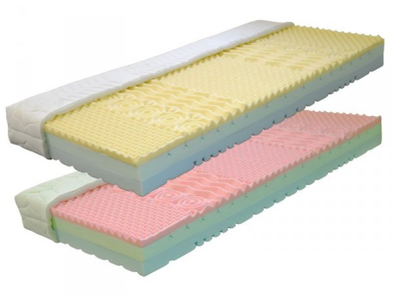Matrace pěnová viscoelastická s masážní profilací - Bingo 90x200  - Soft