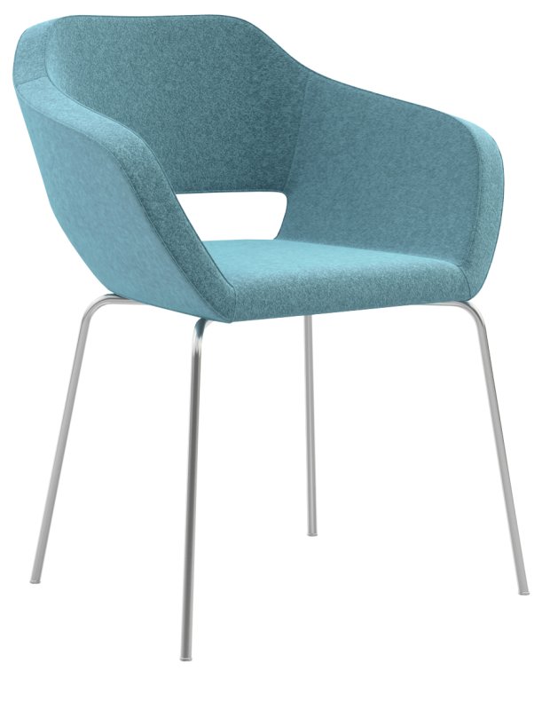 Čalúnené kresielko - Belen Visitor - Hnedá