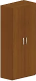 Skříň policová, dvířka 80x42x180cm - Wenge