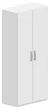 Šatníková skriňa kombinovaná 80x42x180cm - Biela
