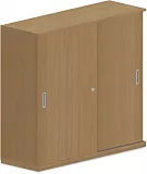 Skriňa s posuvnými dverami 120x40x110cm - Wenge