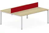 Tandemový stôl, podnož 200x160cm - Wenge