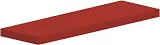 Polica rovná 80x25x3, 6cm - Chilli red