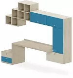 Stolová zostava 280x55x220cm - Brillint white