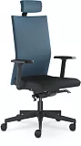 Kancelářšká židle Omega 295-SYS  - Tm.šedá