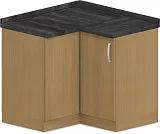 Spodná skrinka rohová 100x100x90cm - Biela