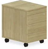 Mobilní kontejner bezúchytkový 43x80x59,5cm - Bílá