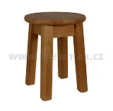 Dřevěný taburet v.45cm - Dub