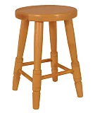 Drevený taburet v.45cm - Jelša