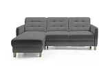 ELIO rohová sedacia súprava, orientácia ľavá strana 230x173x84 - Sivá