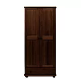 Skříň dvoudvéřová šatní z masivní borovice 85x60x190cm - Dub