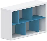 Policová skříňka 120x35x75cm - Brilliant white