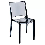 Plastová židle B SIDE - Transparente