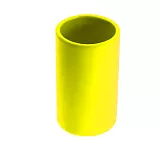 Koncovka nohy školní židle 5 cm - Žlutá